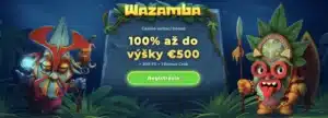 Wazamba Casino má pre Vás 500 eurový bonus + 200 free spinov!