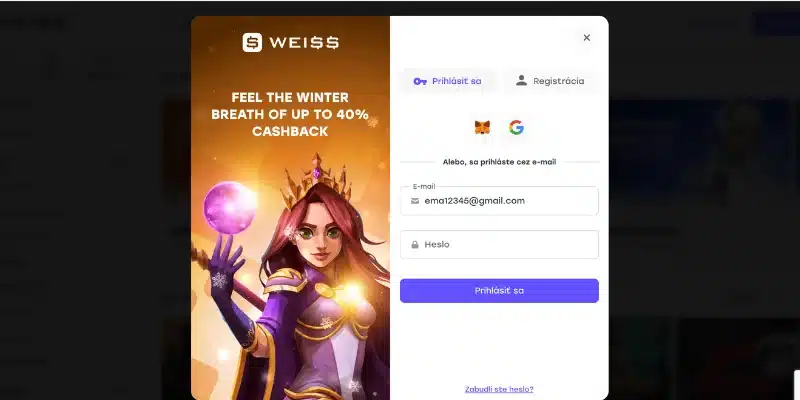 Weiss Casino Prihlásenie