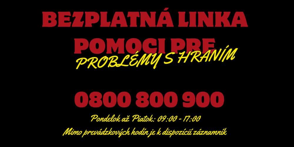 Linka Pomoci pre Problémy s Hraním