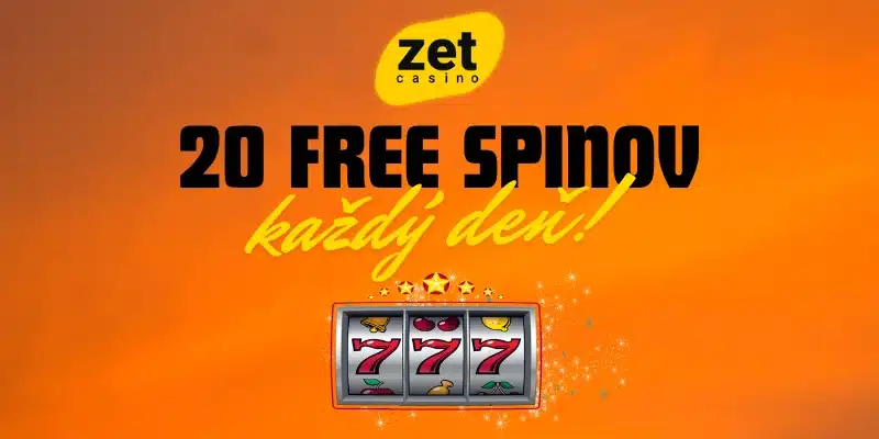 Každý Deň až 20 Free Spinov Úplne Zadarmo!