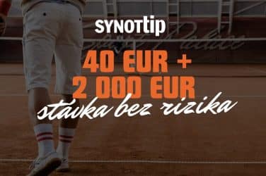 Stávka bez Rizika až 40€ a k Tomu Vstupný Bonus 2 000€