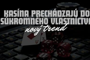 Nový Trend? Súkromné Vlastníctva Herných Spoločností