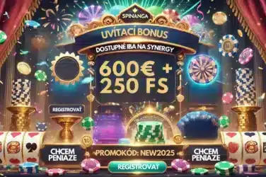 Exkluzívny bonus 600 + 250 FS Spinanga Casino