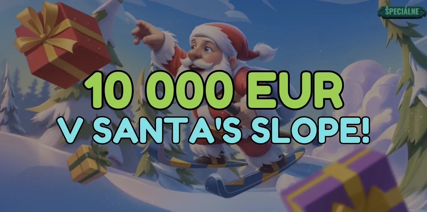 Santa’s Slope v Spinanga Casino – Tento rok Vianoce rozdávajú až 10 000 €!