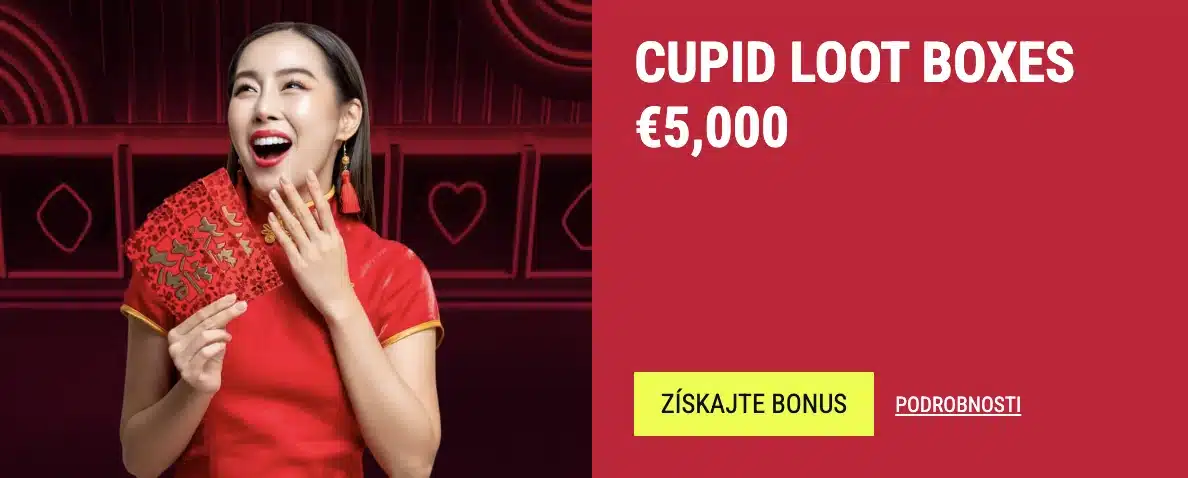 Otvorte si Cupid Loot Boxes v Rabona Kasíne